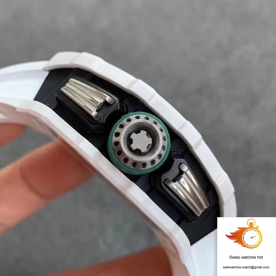 Richard Mille RM011-03 KV Factory Ceramic White Strap 4 Richard Mille RM011-03 KV Factory Ceramic White Strap 4