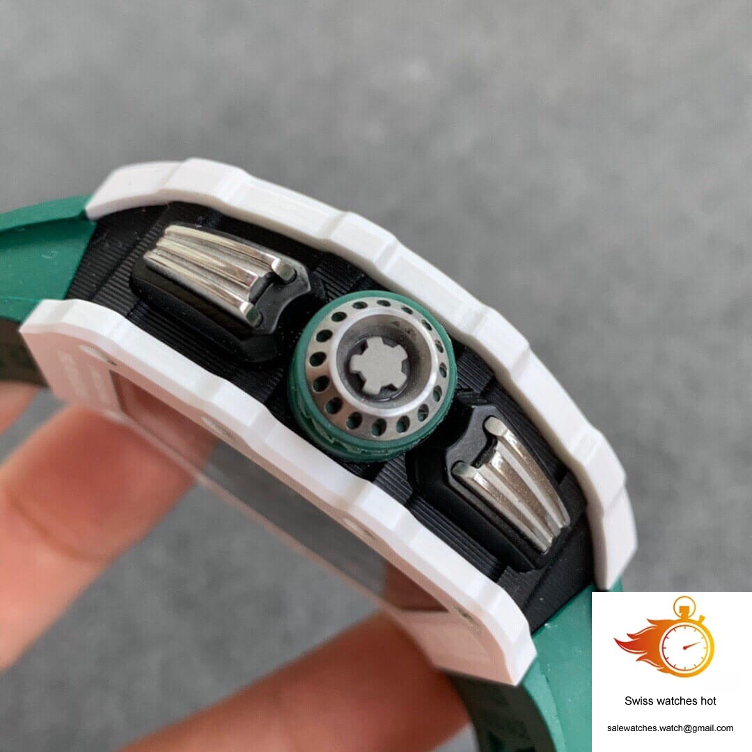 Richard Mille RM011-03 KV Factory White Ceramic Skeleton Dial 4 Richard Mille RM011-03 KV Factory White Ceramic Skeleton Dial 4