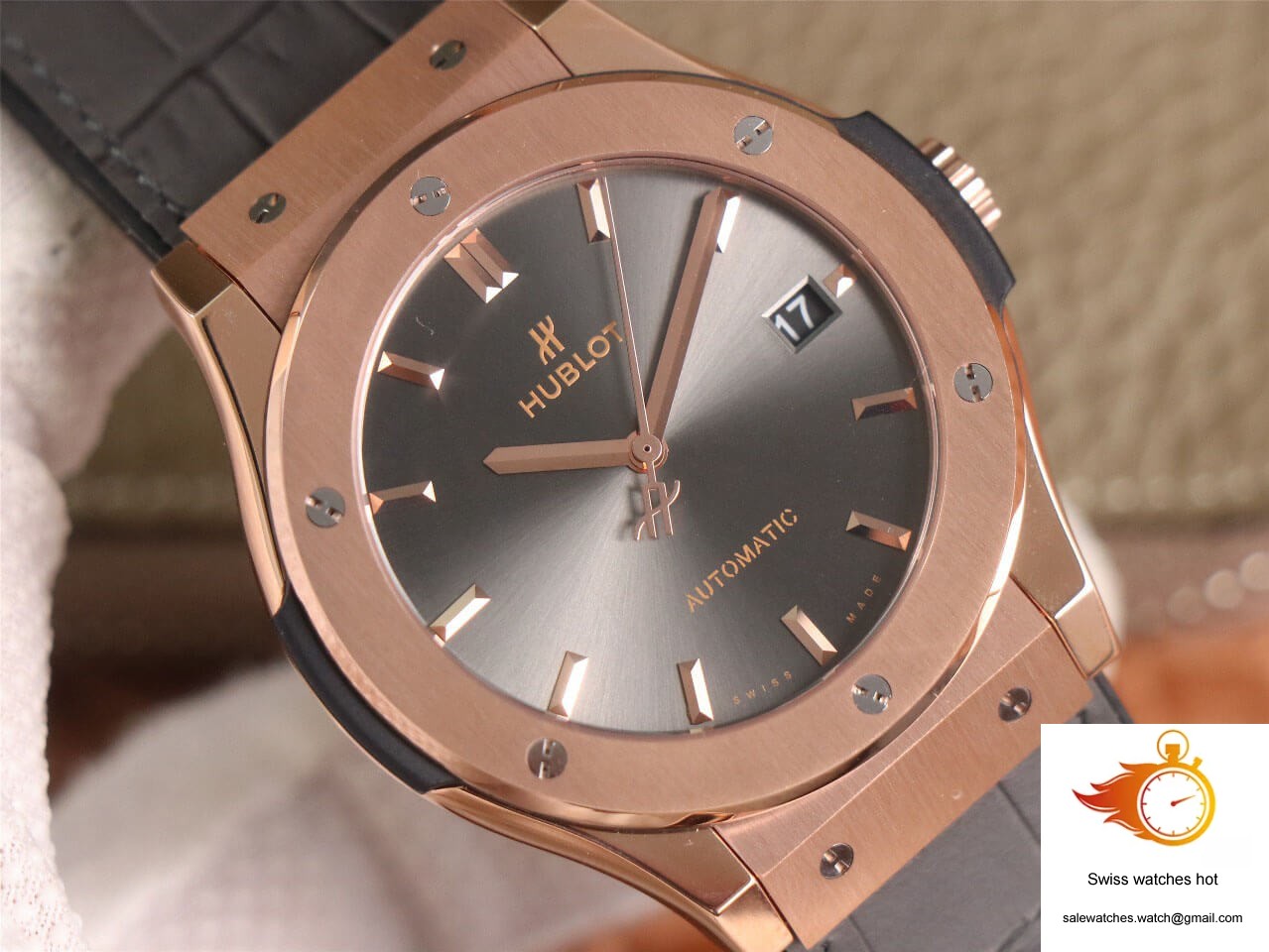 Hublot Classic Fusion 511.OX.7081.LR WWF Factory Rose Gold Dark Gray Dial 4 Hublot Classic Fusion 511.OX.7081.LR WWF Factory Rose Gold Dark Gray Dial 4