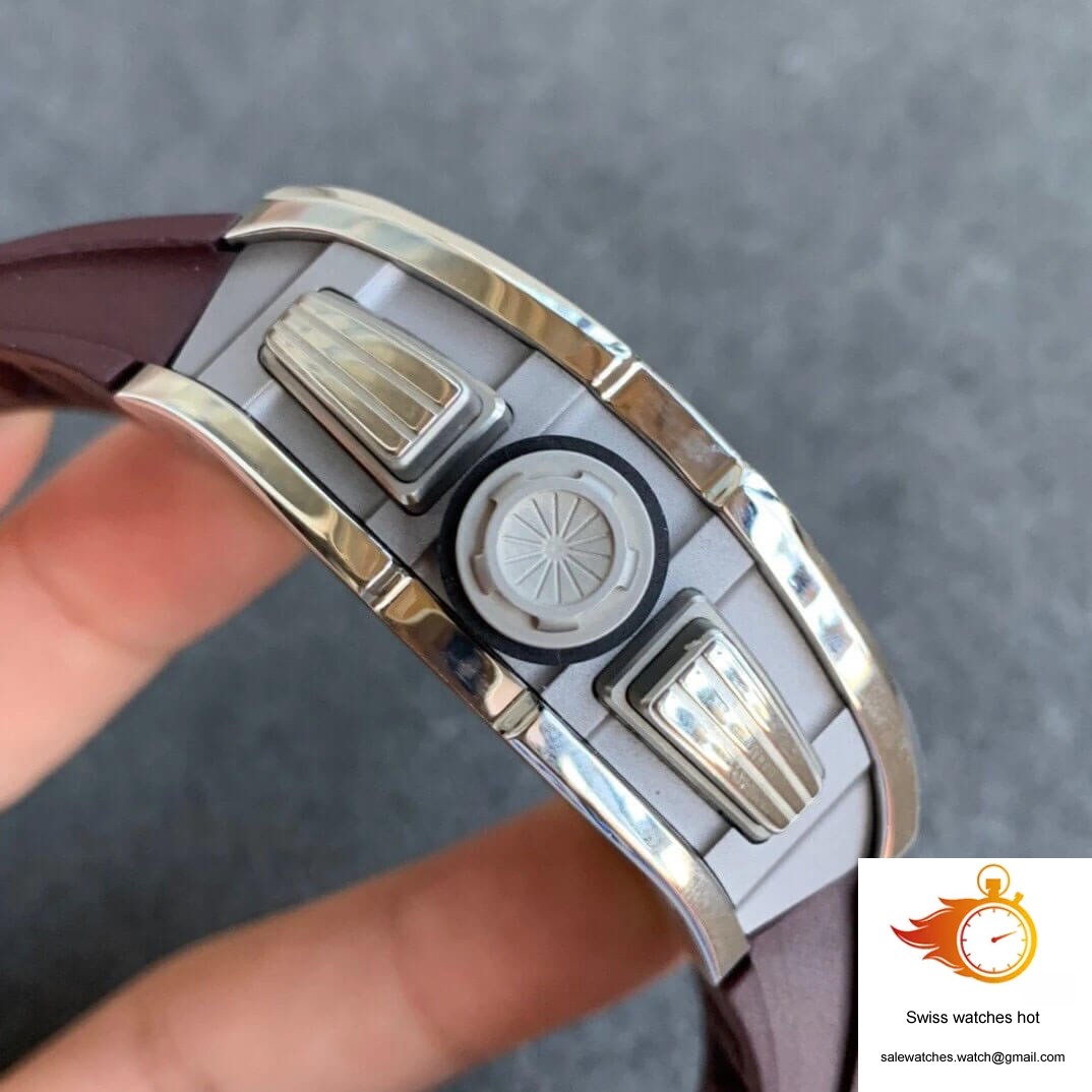 Richard Mille RM11 KV Factory Titanium Brown Strap 4 Richard Mille RM11 KV Factory Titanium Brown Strap 4
