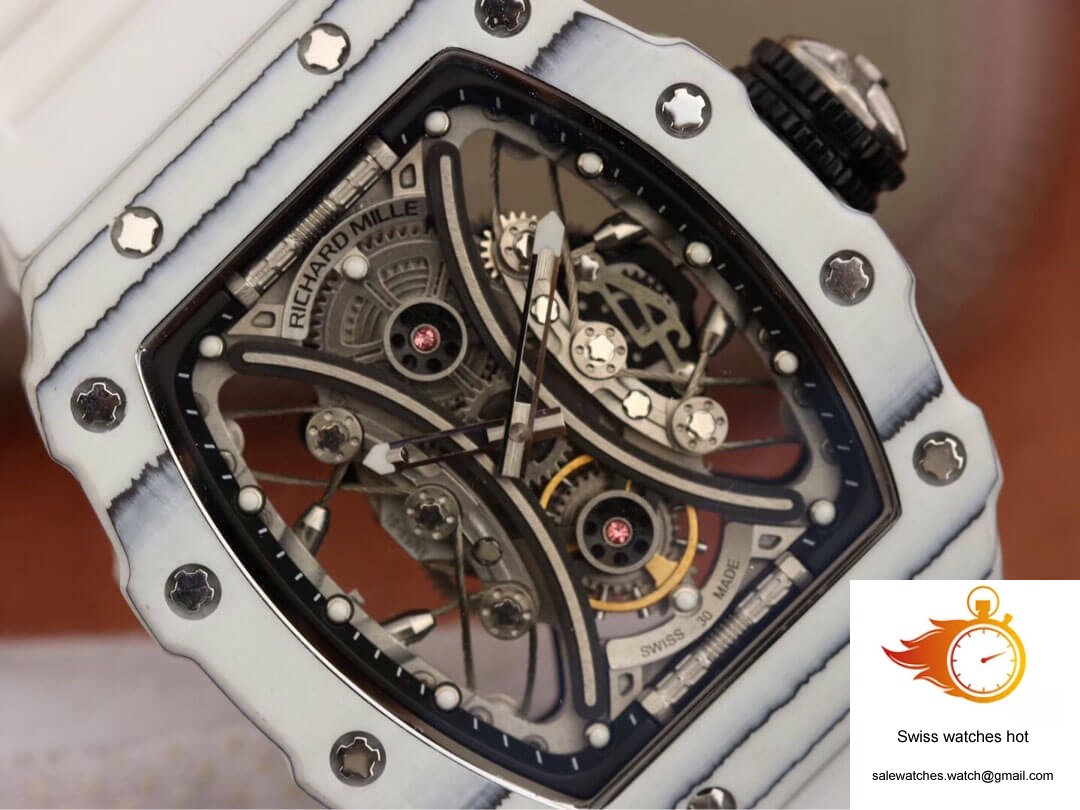 Richard Mille RM53-01 KV Factory White TPT Carbon Fiber Skeleton Dial 4 Richard Mille RM53-01 KV Factory White TPT Carbon Fiber Skeleton Dial 4