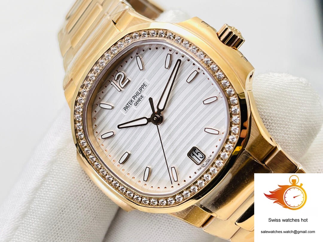 Patek Philippe Nautilus Ladies 7118/1200R-001 3K Factory Silver White Dial 4 Patek Philippe Nautilus Ladies 7118/1200R-001 3K Factory Silver White Dial 4