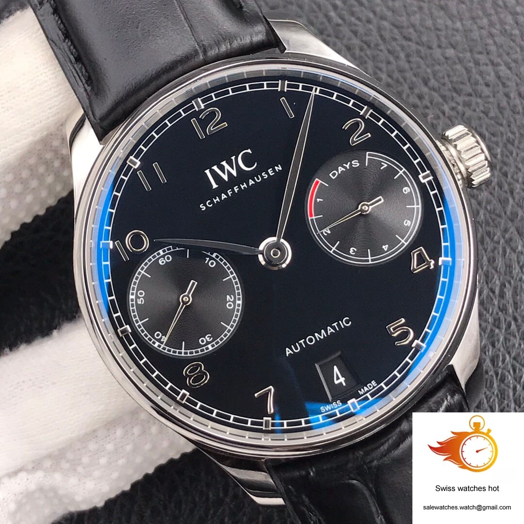 IWC Portugieser IW500109 ZF Factory Black Dial 4 IWC Portugieser IW500109 ZF Factory Black Dial 4