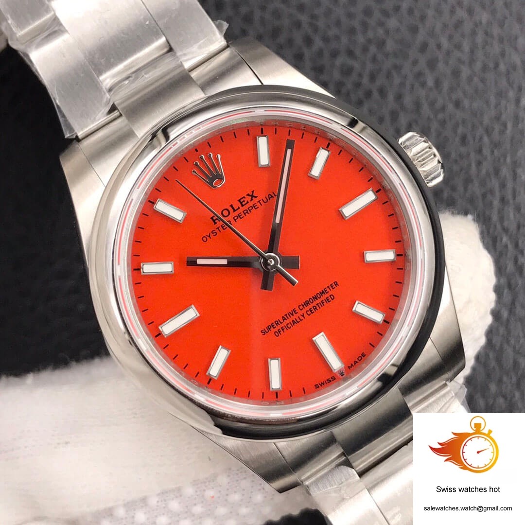 Rolex Oyster Perpetual M277200-0008 31MM EW Factory Coral Red Dial 4 Rolex Oyster Perpetual M277200-0008 31MM EW Factory Coral Red Dial 4
