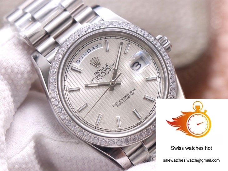 Rolex Day-Date M228349RBR-0007 EW Factory Silver Dial 4 Rolex Day-Date M228349RBR-0007 EW Factory Silver Dial 4
