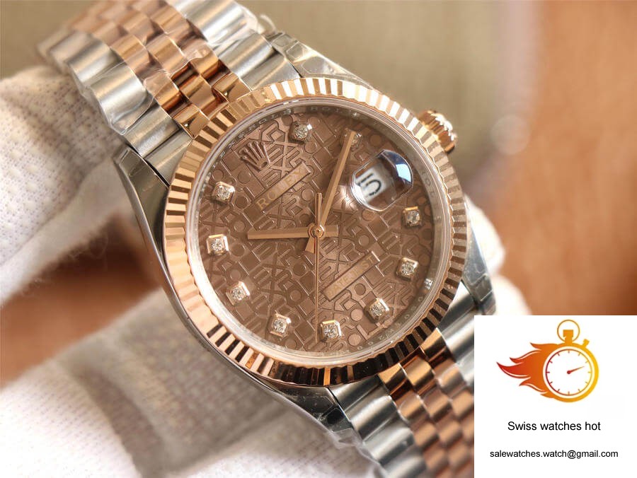 Rolex Datejust M126231-0025 EW Factory Diamond Chocolate Color Dial 4 Rolex Datejust M126231-0025 EW Factory Diamond Chocolate Color Dial 4