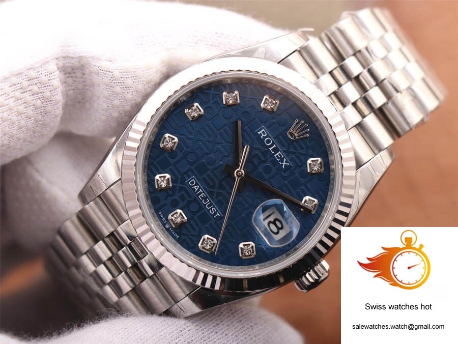 Rolex Datejust M126234-0011 36MM EW Factory Diamond-Studded Blue Dial 4 Rolex Datejust M126234-0011 36MM EW Factory Diamond-Studded Blue Dial 4