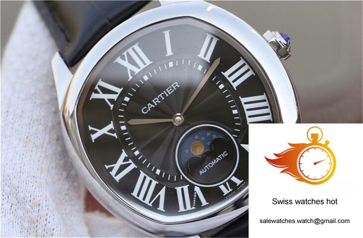 Drive De Cartier Moonphase WGNM0009 Black Dial 4 Drive De Cartier Moonphase WGNM0009 Black Dial 4