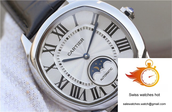 Drive De Cartier Moonphase WSNM0008 Silver Dial 4 Drive De Cartier Moonphase WSNM0008 Silver Dial 4