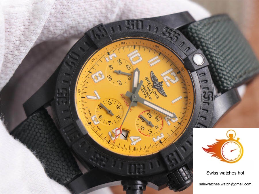 Breitling Avenger Hurricane 12H XB0180E41I1W1 GF Factory V2 Yellow Dial 4 Breitling Avenger Hurricane 12H XB0180E41I1W1 GF Factory V2 Yellow Dial 4