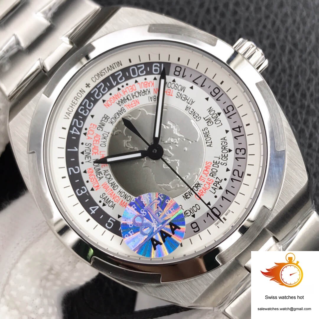 Vacheron Constantin Overseas 7700V/110A-B129 World Time 8F Factory Silver Gray Dial 4 Vacheron Constantin Overseas 7700V/110A-B129 World Time 8F Factory Silver Gray Dial 4