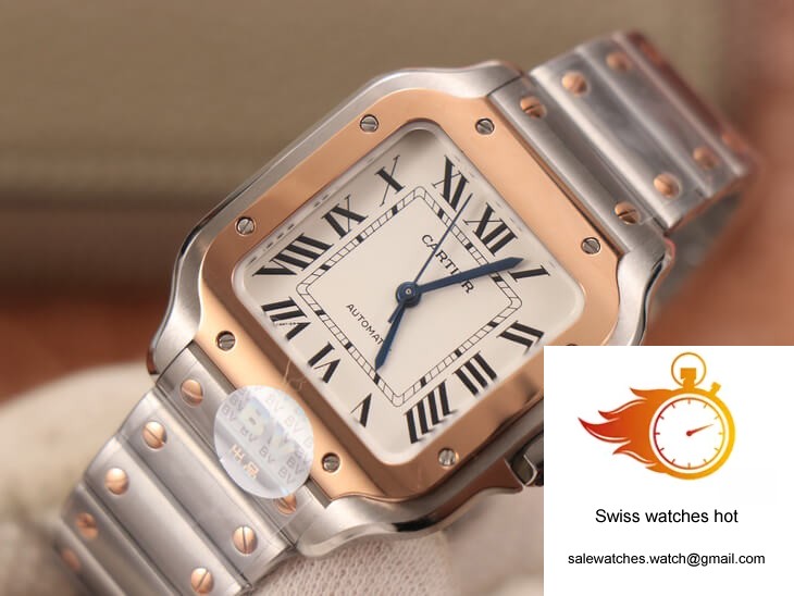 Cartier De Santos W2SA0007 BV Factory White Dial 4 Cartier De Santos W2SA0007 BV Factory White Dial 4