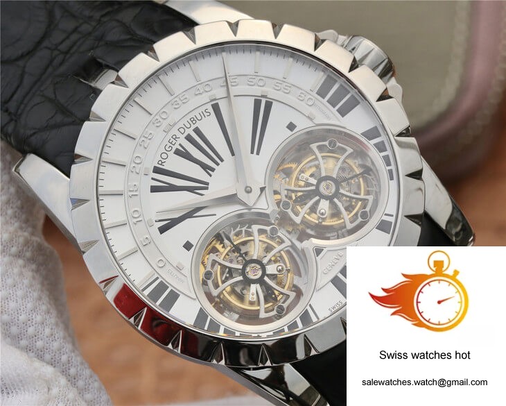 Roger Dubuis Excalibur RDDBEX0250 JB Factory Tourbillon White Dial 4 Roger Dubuis Excalibur RDDBEX0250 JB Factory Tourbillon White Dial 4