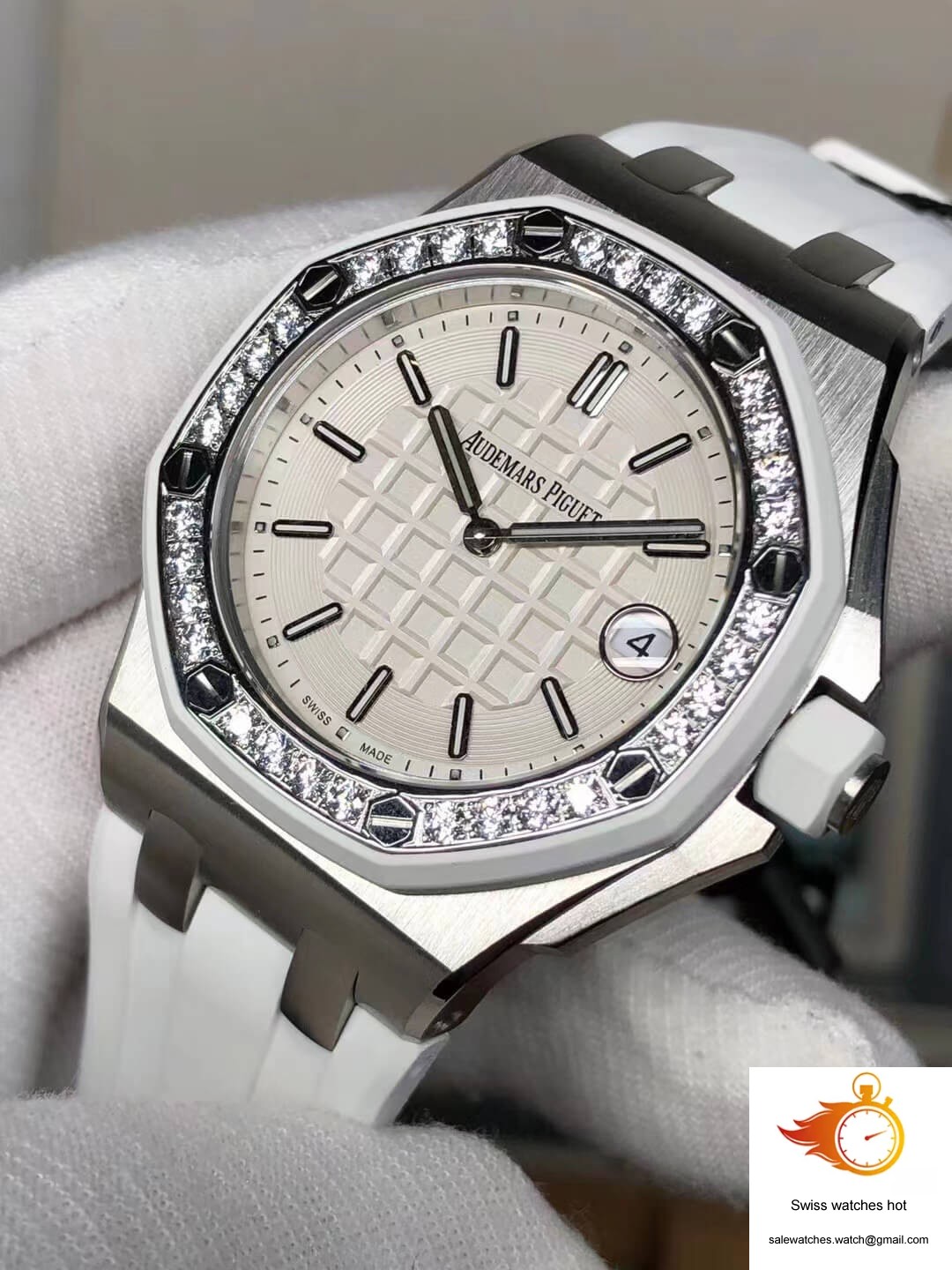 Audemars Piguet Royal Oak Offshore 67540SK.ZZ.A010CA.01 White Dial 4 Audemars Piguet Royal Oak Offshore 67540SK.ZZ.A010CA.01 White Dial 4