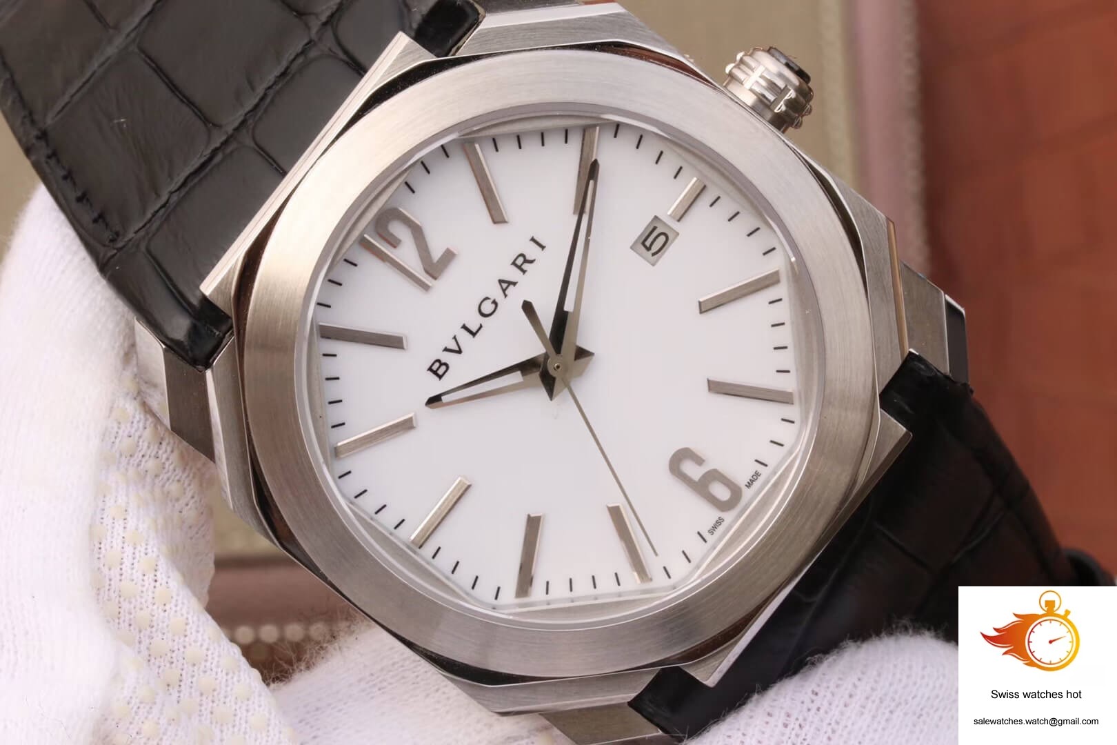 Bvlgari Octo 102779 OC41C6SLD White Dial 4 Bvlgari Octo 102779 OC41C6SLD White Dial 4