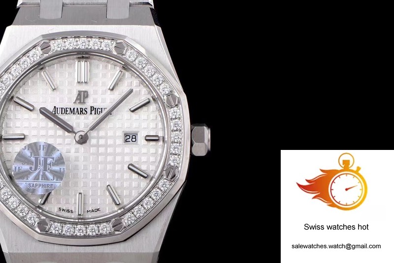Audemars Piguet Royal Oak Quartz 67651ST.ZZ.1261ST.01 JF Factory White Dial 4 Audemars Piguet Royal Oak Quartz 67651ST.ZZ.1261ST.01 JF Factory White Dial 4