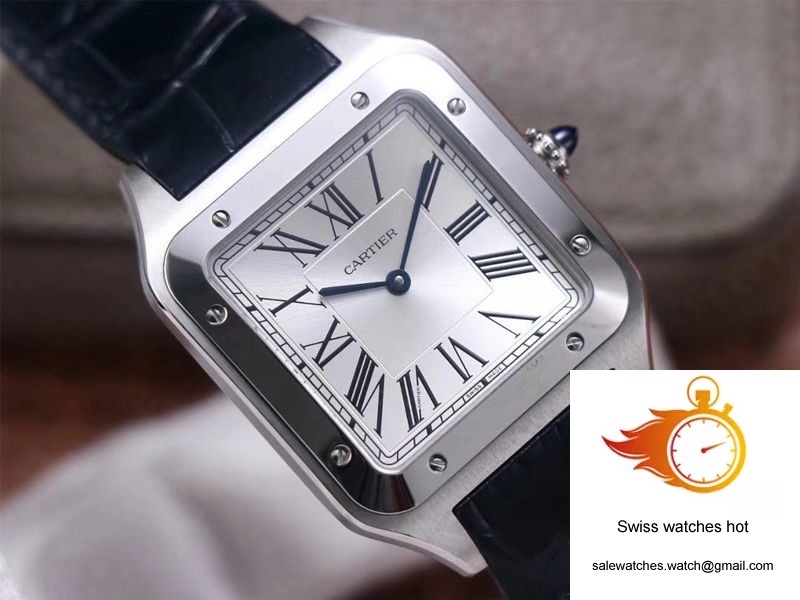 Cartier Santos Dumont WSSA0032 F1 Factory Silver Dial 4 Cartier Santos Dumont WSSA0032 F1 Factory Silver Dial 4