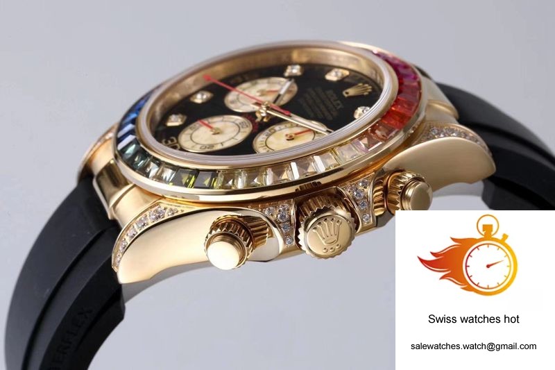 Rolex Daytona 116598RBOW BL Factory Yellow Gold 4 Rolex Daytona 116598RBOW BL Factory Yellow Gold 4