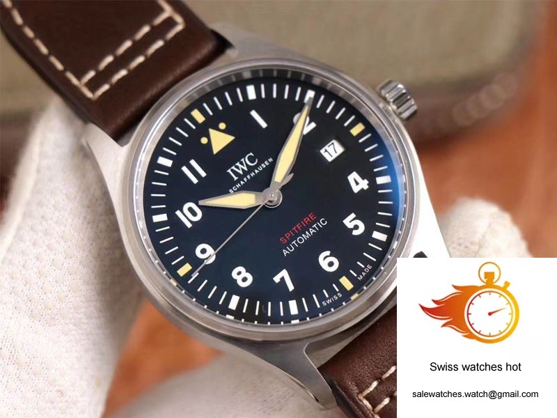IWC Pilot Spitfire IW326803 MKS Factory Black Dial 4 IWC Pilot Spitfire IW326803 MKS Factory Black Dial 4