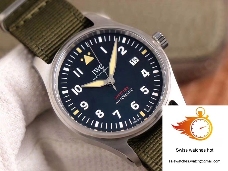 IWC Pilot Spitfire IW326801 MKS Factory Black Dial 4 IWC Pilot Spitfire IW326801 MKS Factory Black Dial 4