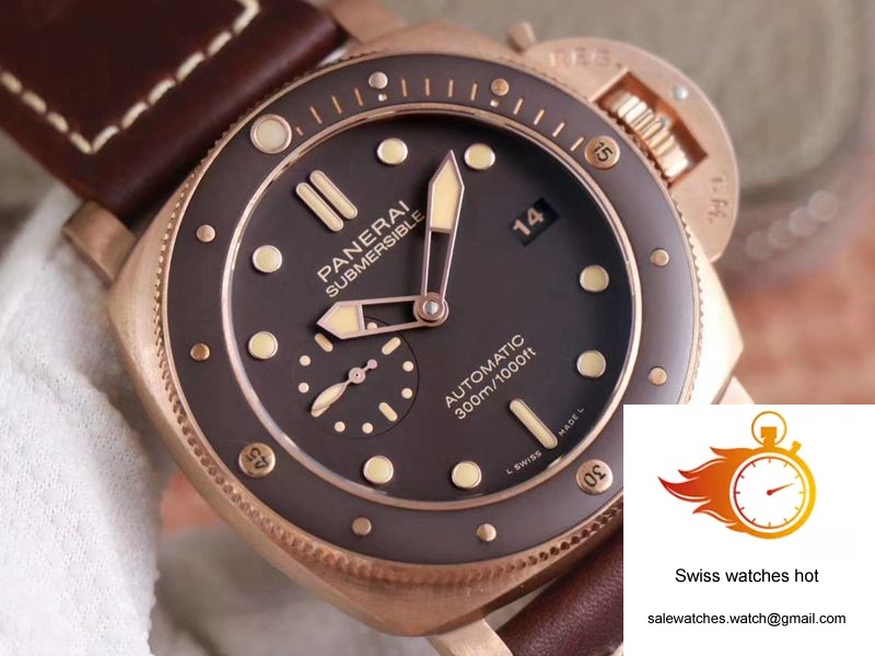 Panerai Submersible PAM00968 King of Bronze VS Factory Brown Dial 4 Panerai Submersible PAM00968 King of Bronze VS Factory Brown Dial 4