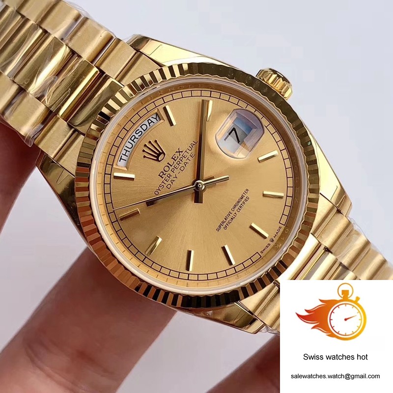 Rolex Day-Date M128238-0045 Yellow Gold EW Factory Champagne Dial 4 Rolex Day-Date M128238-0045 Yellow Gold EW Factory Champagne Dial 4