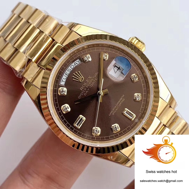 Rolex Day-Date M128238-0022 Yellow Gold EW Factory Gray Dial 4 Rolex Day-Date M128238-0022 Yellow Gold EW Factory Gray Dial 4