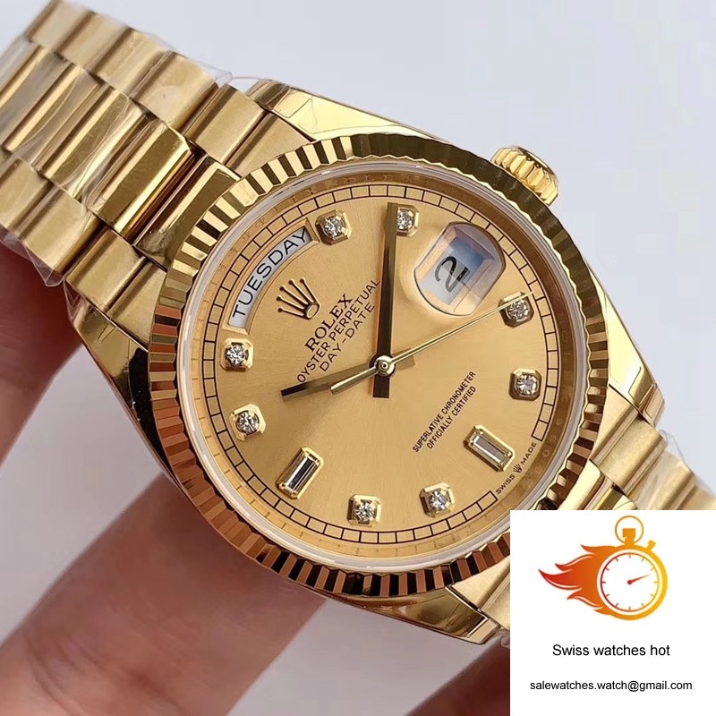 Rolex Day-Date M128238-0008 Yellow Gold EW Factory Champagne Dial 4 Rolex Day-Date M128238-0008 Yellow Gold EW Factory Champagne Dial 4