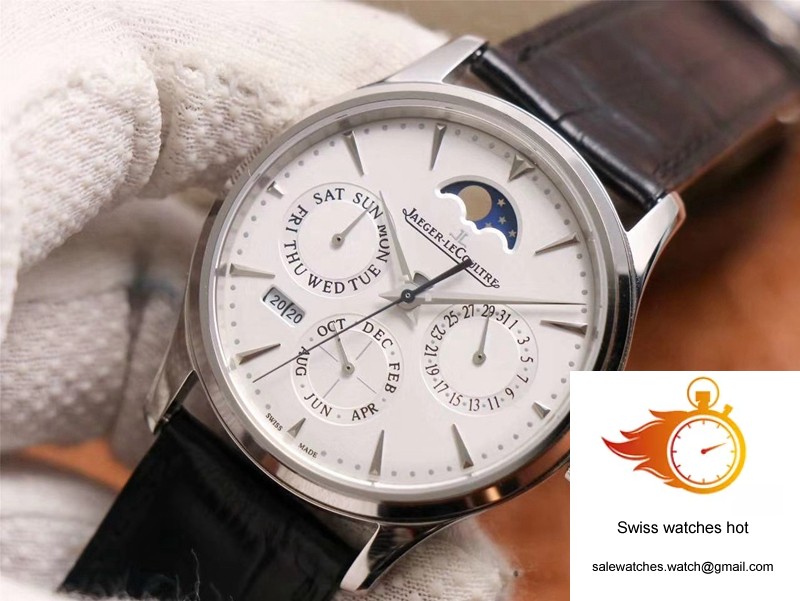 Jaeger-LeCoultre Master Ultra Thin Moon Perpetual Calendar 130842J V9 Factory White Dial 4 Jaeger-LeCoultre Master Ultra Thin Moon Perpetual Calendar 130842J V9 Factory White Dial 4