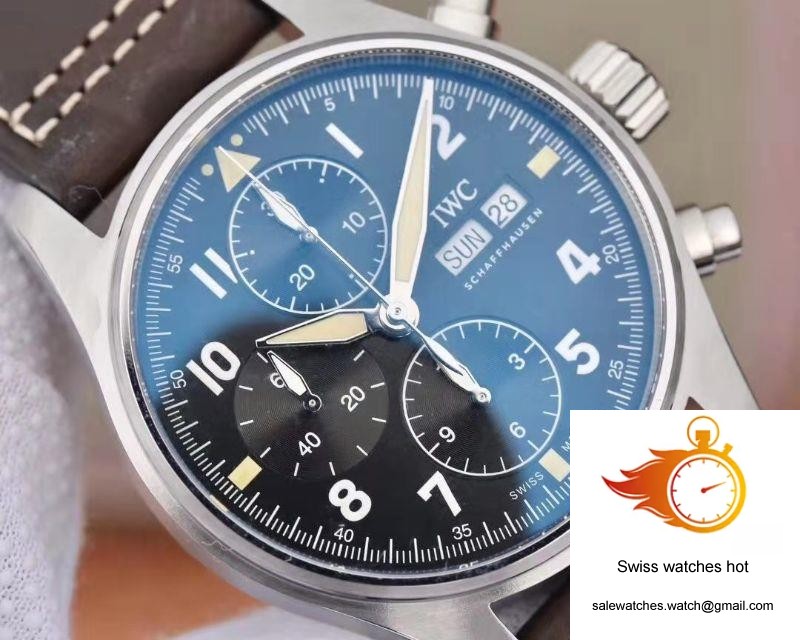 ZF Factory IWC Pilot's Watch Chronograph Spitfire IW387903 4 ZF Factory IWC Pilot's Watch Chronograph Spitfire IW387903 4
