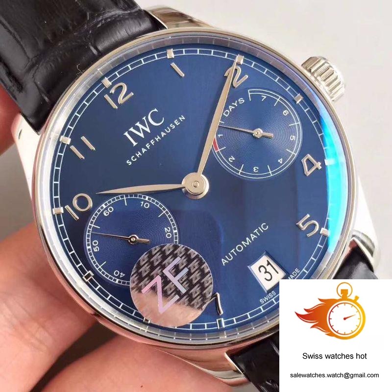 IWC Portuguese IW500703 ZF Factory Blue Dial 4 IWC Portuguese IW500703 ZF Factory Blue Dial 4