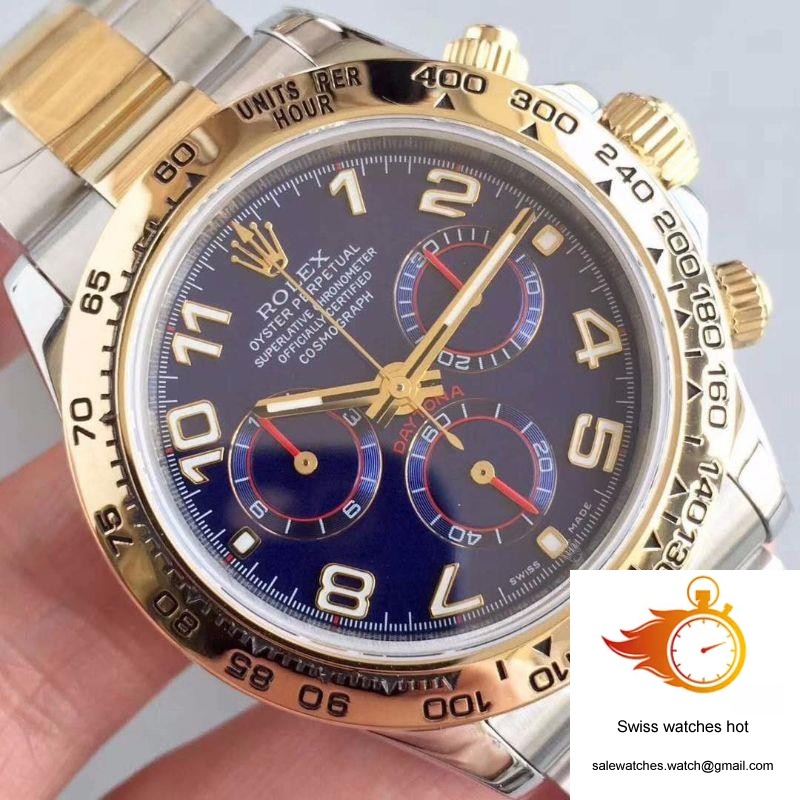 Rolex Daytona Cosmograph 116503 3A Factory 18K Yellow Gold Wrapped Blue Dial 4 Rolex Daytona Cosmograph 116503 3A Factory 18K Yellow Gold Wrapped Blue Dial 4