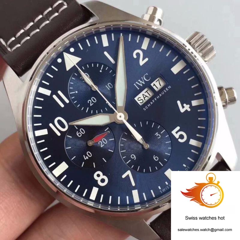 IWC Pilot Chronograph Edition Le Petit Prince IW377713 ZF Factory Blue Dial 4 IWC Pilot Chronograph Edition Le Petit Prince IW377713 ZF Factory Blue Dial 4