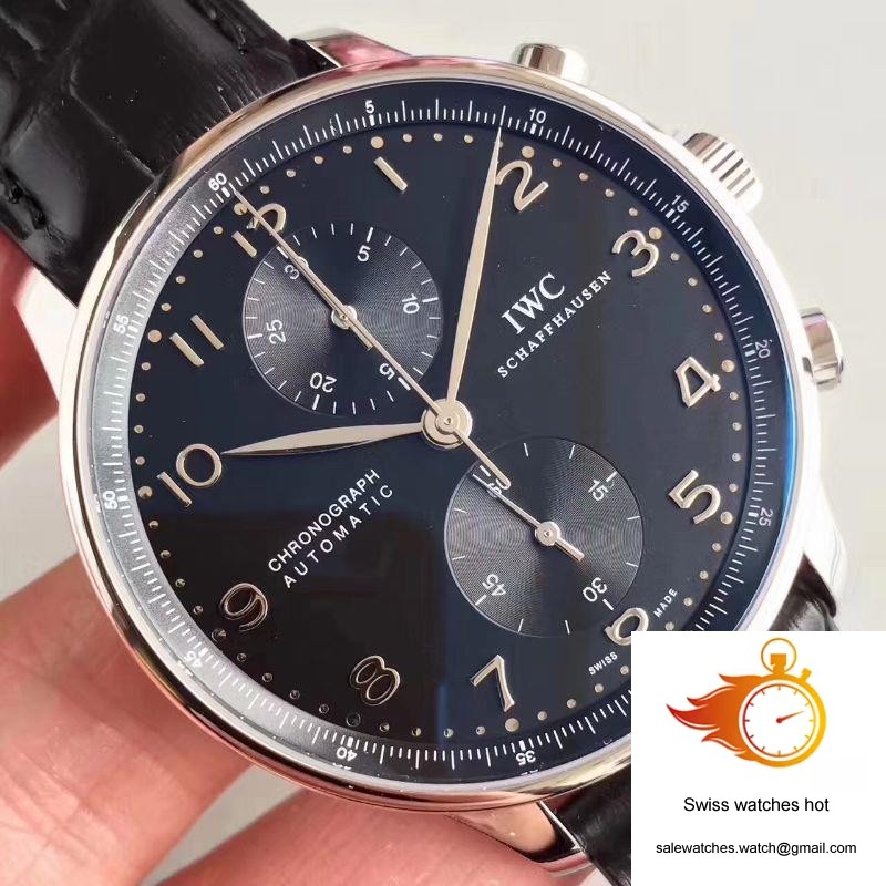 IWC Portugieser Chronograph IW371447 ZF Factory Black Dial 4 IWC Portugieser Chronograph IW371447 ZF Factory Black Dial 4