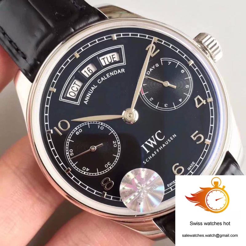 IWC Portugieser Annual Calendar IW503502 YL Factory Black Dial 4 IWC Portugieser Annual Calendar IW503502 YL Factory Black Dial 4