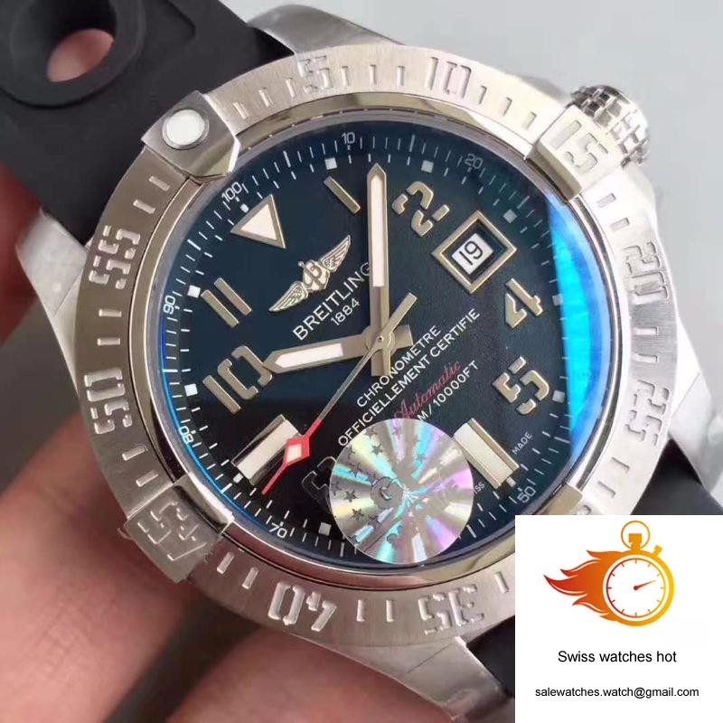 Breitling Avenger II Seawolf A1733110/F563/152S GF Factory Dark Blue Dial 4 Breitling Avenger II Seawolf A1733110/F563/152S GF Factory Dark Blue Dial 4