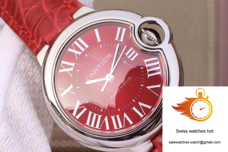 Ballon Bleu De Cartier 33MM WSBB0022 TW Factory Red Dial 4 Ballon Bleu De Cartier 33MM WSBB0022 TW Factory Red Dial 4