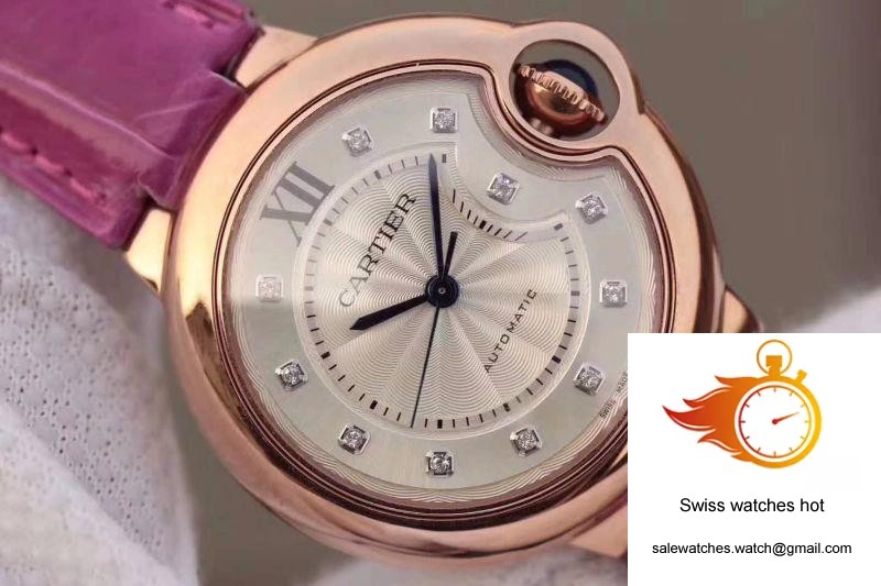 Ballon Bleu De Cartier WE902040 V9 Factory Silver Textured Dial 4 Ballon Bleu De Cartier WE902040 V9 Factory Silver Textured Dial 4
