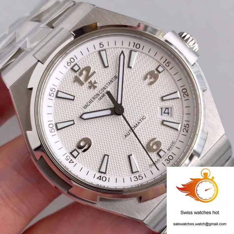 Vacheron Constantin Overseas 47040 Stainless Steel Bracelet JJ Factory White Dial 4 Vacheron Constantin Overseas 47040 Stainless Steel Bracelet JJ Factory White Dial 4