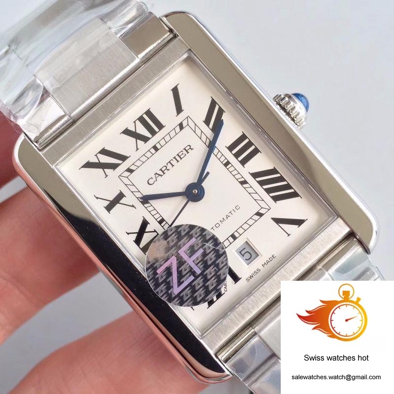Cartier Tank Solo XL Automatic W5200028 ZF Factory White Dial 4 Cartier Tank Solo XL Automatic W5200028 ZF Factory White Dial 4