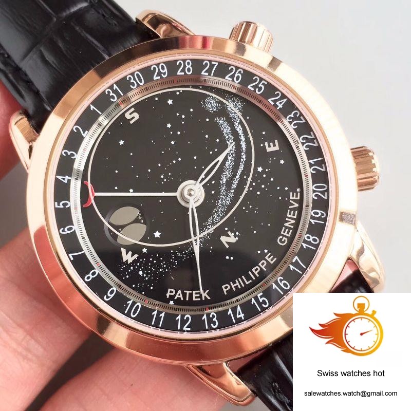 Patek Philippe Grand Complications Sky Moon Celestial 6102R-001 TW Factory Black Dial 4 Patek Philippe Grand Complications Sky Moon Celestial 6102R-001 TW Factory Black Dial 4