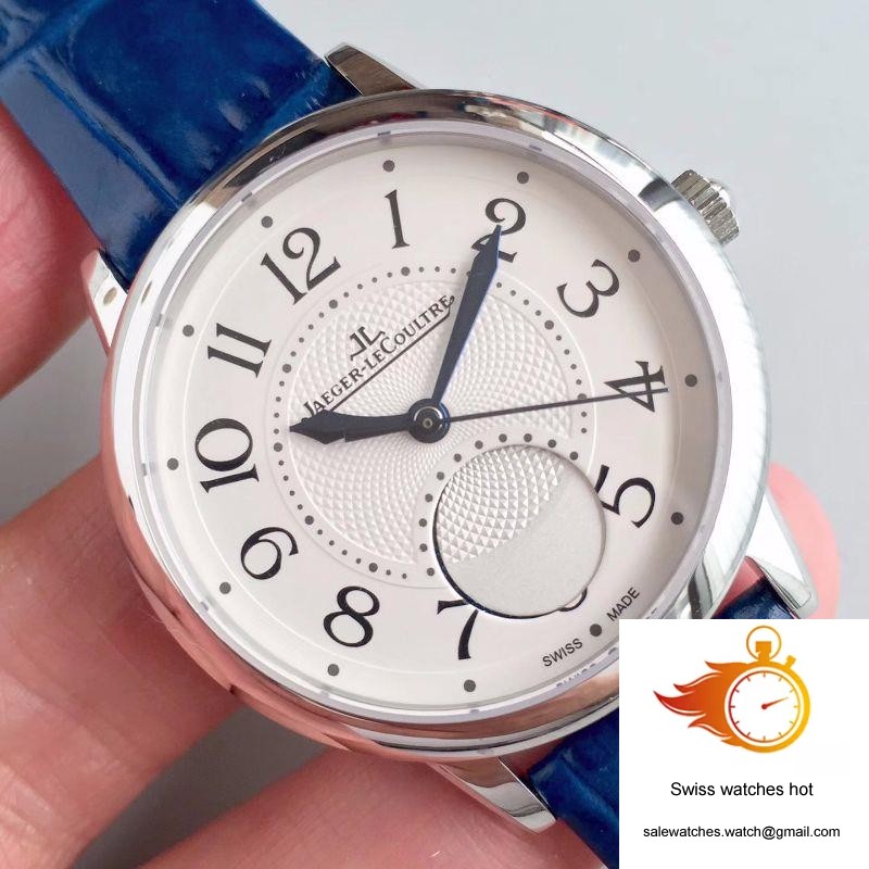 Jaeger-LeCoultre Rendez-Vous 3448420 Blue Leather Strap White Dial 4 Jaeger-LeCoultre Rendez-Vous 3448420 Blue Leather Strap White Dial 4