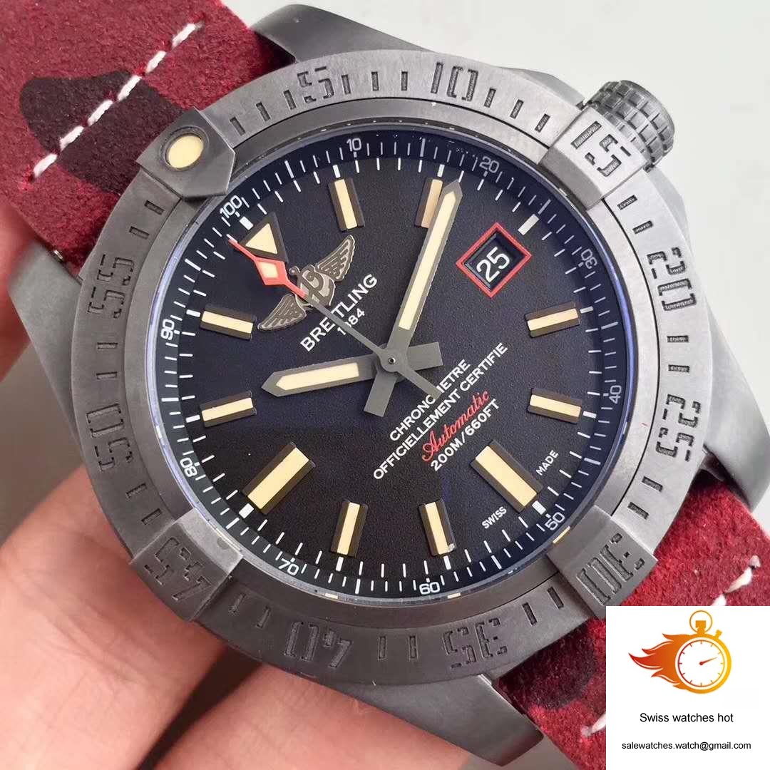 Breitling Avenger Blackbird V1731110/BD74/109W/M20BASA.1 GF Factory Black Dial 4 Breitling Avenger Blackbird V1731110/BD74/109W/M20BASA.1 GF Factory Black Dial 4