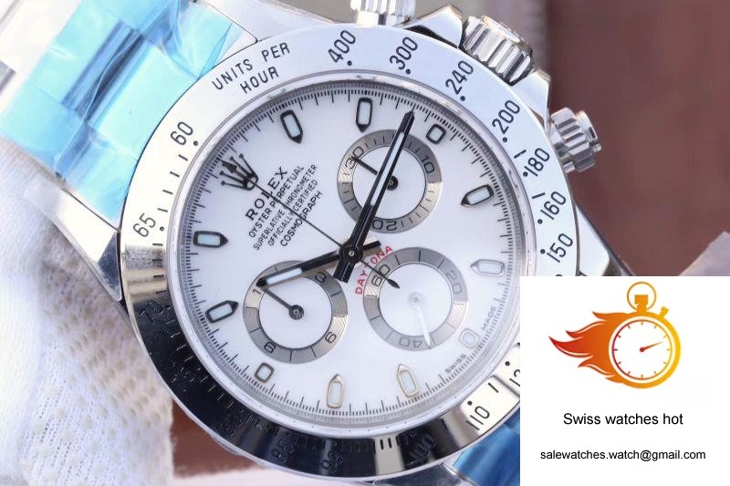 Rolex Daytona Cosmograph 116520 Noob Factory White Dial 4 Rolex Daytona Cosmograph 116520 Noob Factory White Dial 4