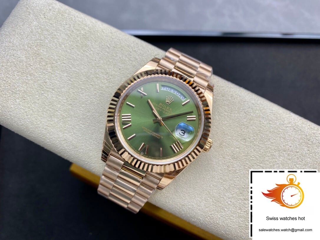 Rolex Day Date 228235 40mm EW Factory Green Dial 4 Rolex Day Date 228235 40mm EW Factory Green Dial 4