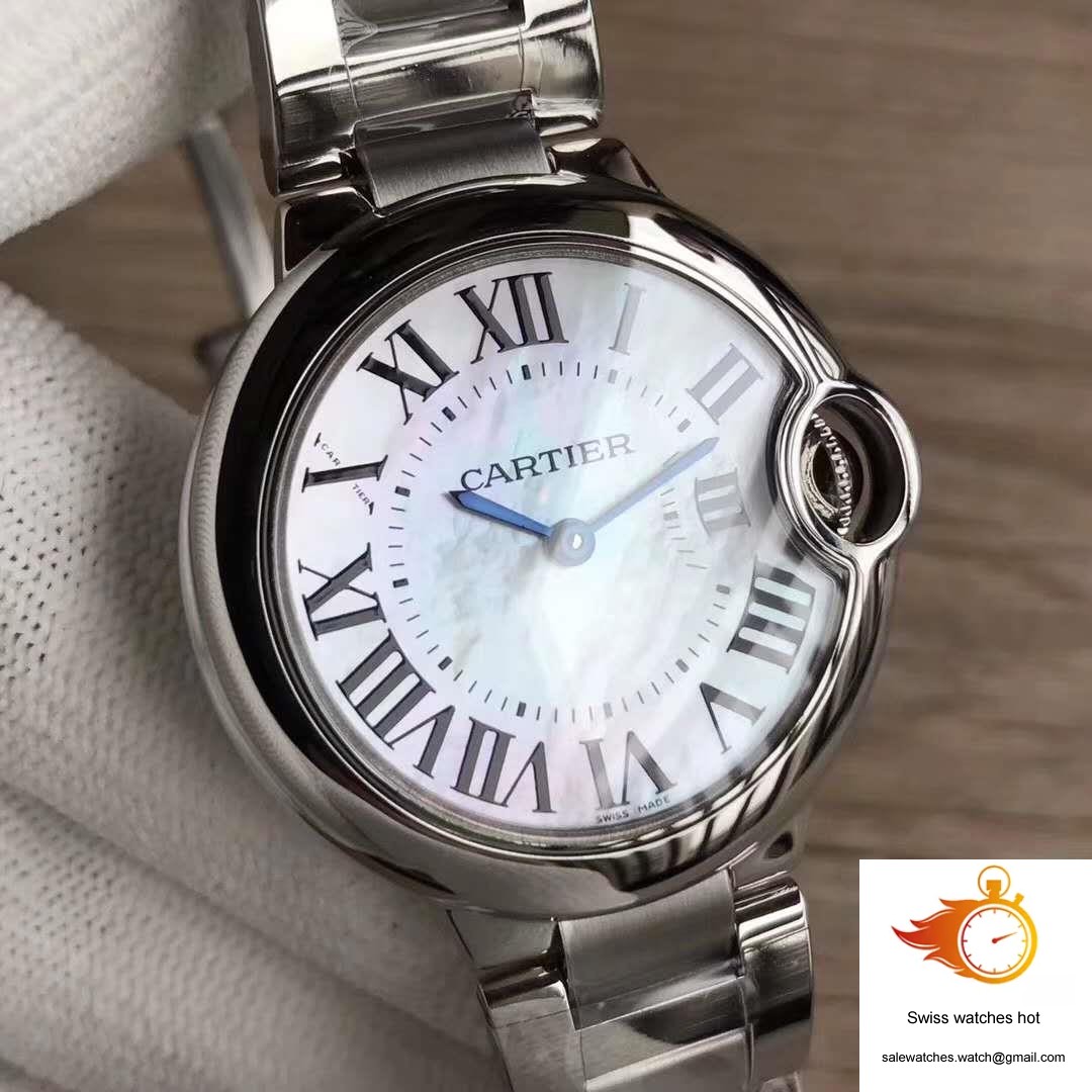 Ballon Bleu De Cartier W6920084 33MM V6 Factory Silver Dial 4 Ballon Bleu De Cartier W6920084 33MM V6 Factory Silver Dial 4
