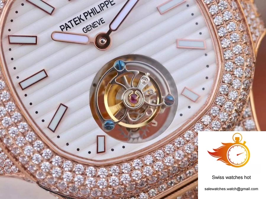 Patek Philippe Nautilus Jumbo 5711 Rose Gold Tourbillon 2018 R8 Factory White Dial 4 Patek Philippe Nautilus Jumbo 5711 Rose Gold Tourbillon 2018 R8 Factory White Dial 4