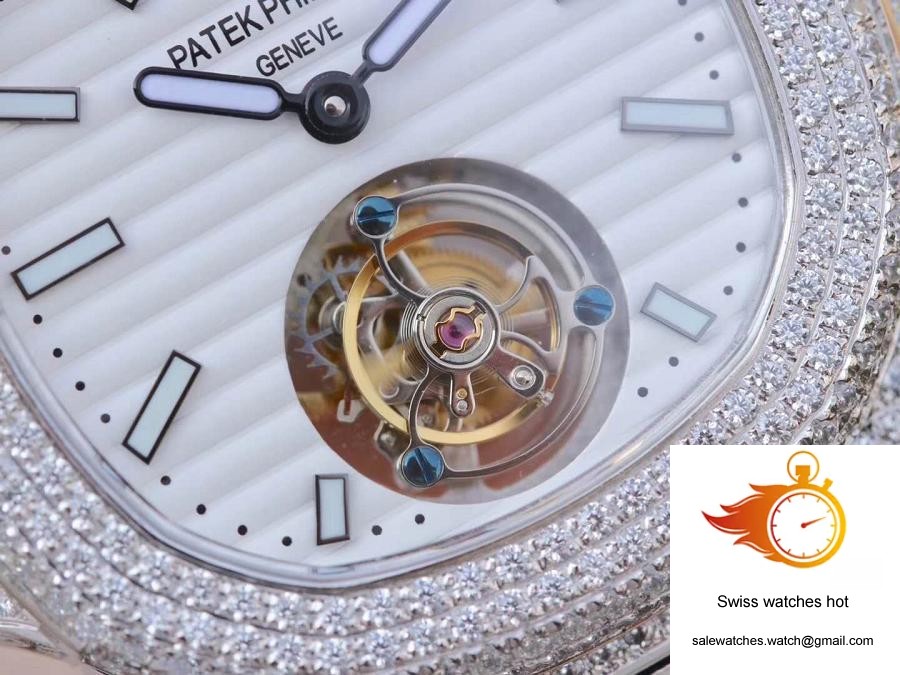 Patek Philippe Nautilus Jumbo 5711 Tourbillon 2018 R8 Factory White Dial 4 Patek Philippe Nautilus Jumbo 5711 Tourbillon 2018 R8 Factory White Dial 4