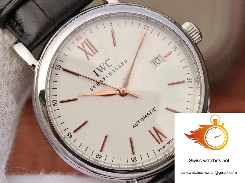 IWC Portofino Automatic IW356501 MKS Factory Black Leather Strap White Dial 4 IWC Portofino Automatic IW356501 MKS Factory Black Leather Strap White Dial 4