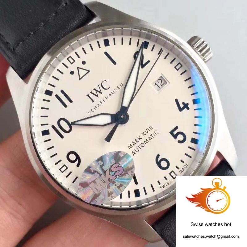 IWC Pilot Mark XVIII IW327002 MKS Factory V2 White Dial 4 IWC Pilot Mark XVIII IW327002 MKS Factory V2 White Dial 4